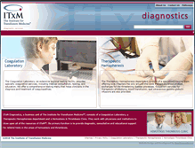 Tablet Screenshot of itxmdiagnostics.org